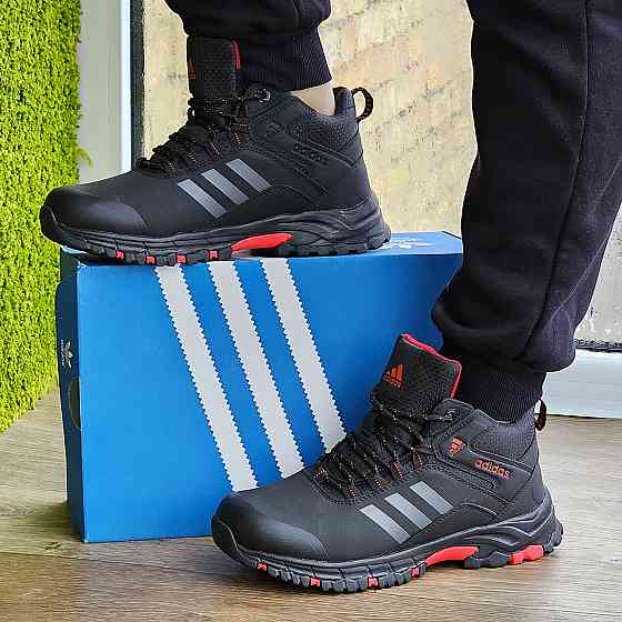 Зимние Кроссовки Adidas Terrex GORE-TEX с МЕХОМ Черные Мужские Адидас Гортекс (размеры: 41) - 3 Днепр