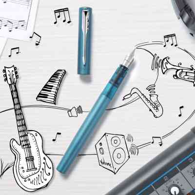 Ручка пір'яна Parker VECTOR 17 XL Metallic Teal CT FP M (06 212) Вінниця