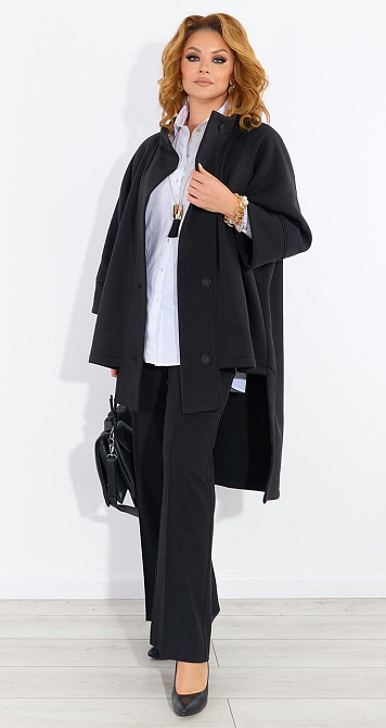 Теплий асиметричний кардиган Київ - фото 6