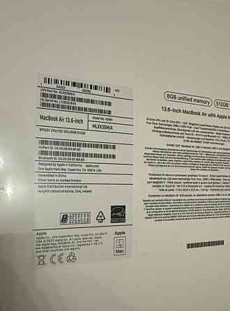 Ноутбук: Apple MacBook Air 13.6 M2 chip 8/512Gb. Space Grey. Київ