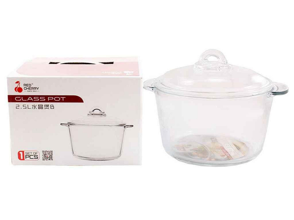 Кастрюля с крышкой 2,5л SJB-2500MLB ТМ RED HERRY Киев - изображение 1