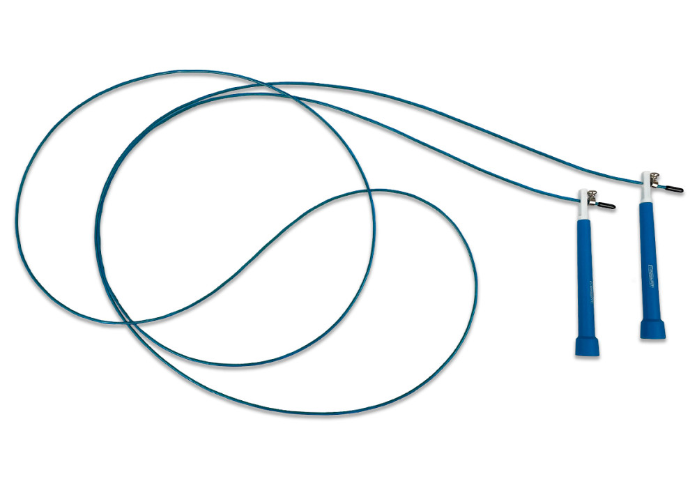 EasyFit Швидкісна скакалка EasyFit Speed Cable Rope 3 м для схуднення, синя Коломия - фото 3