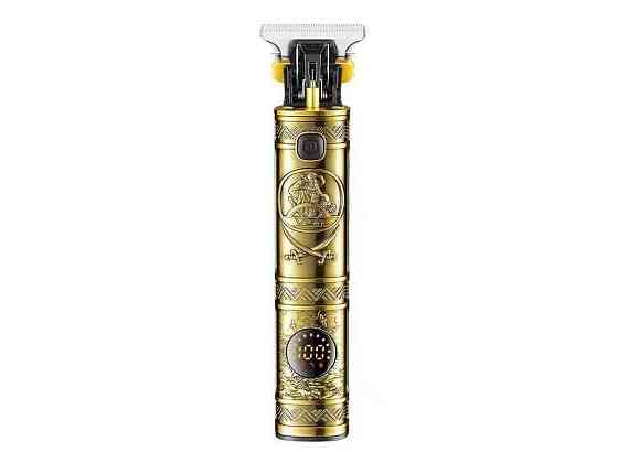 Тример 5Вт Акумулятор V-097 GOLD, 3 насадки, LED display ТМ VGR Київ