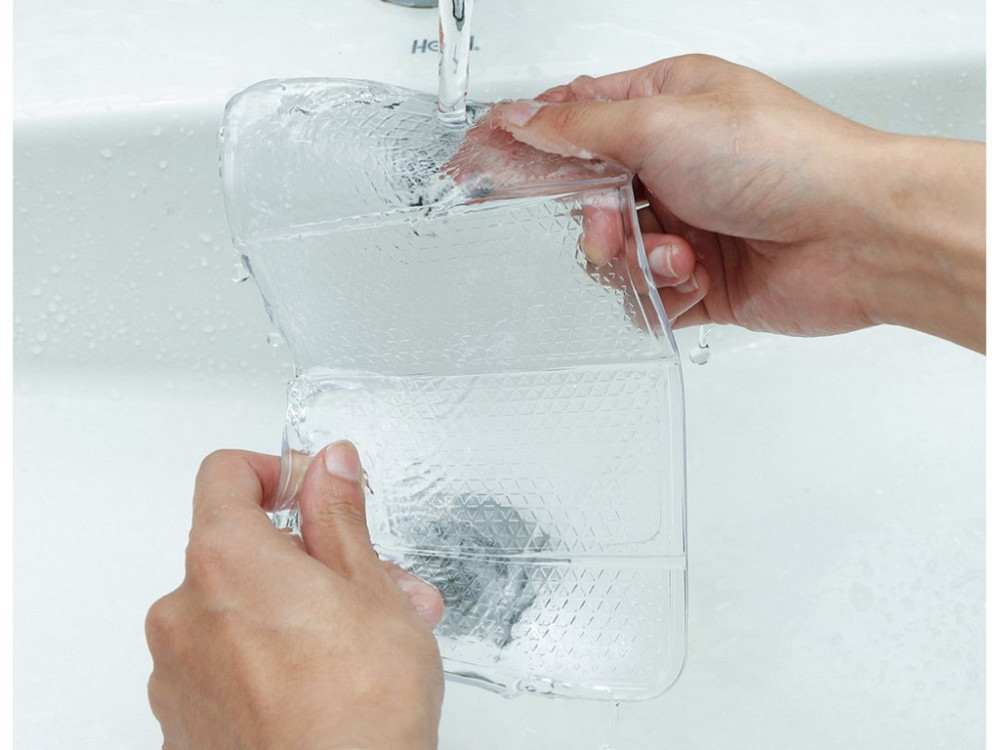 Антиковзний складаний килимок для телефона Baseus Folding Bracket Antiskid Pad SUWNT-02 (Прозорий) Николаев - изображение 8