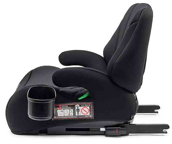 Бустер VELANO Gravo i-Size 125–150 см, ISOFIX + підстаканник, black Київ