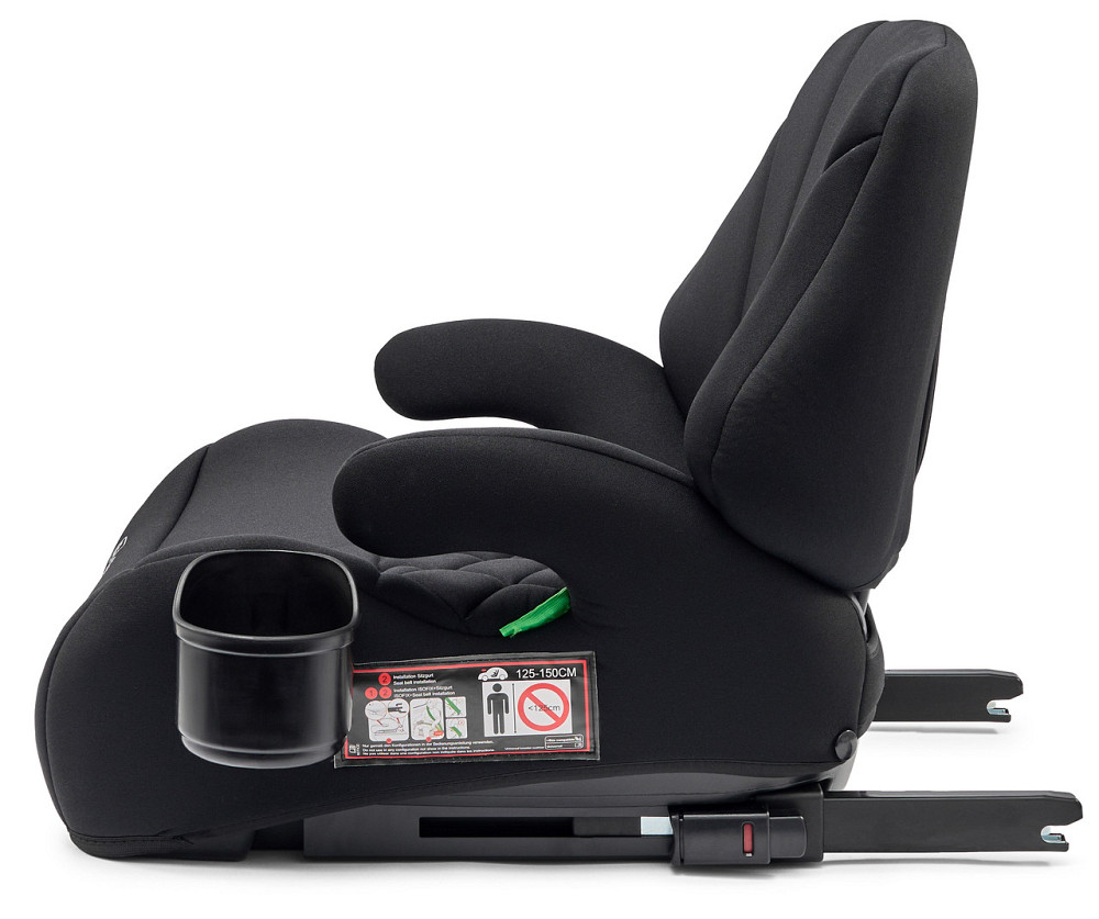 Бустер VELANO Gravo i-Size 125–150 см, ISOFIX + підстаканник, black Київ - фото 3