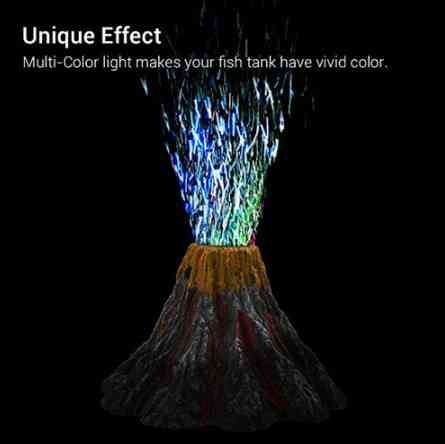 Вулкан для акваріума з підсвічуванням 9,5 см різнобарвний Київ