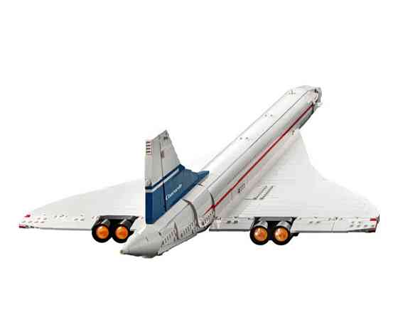 Конструктор Icons Concorde (2083 деталей)| Легендарний надзвуковий літак з коробкою Київ