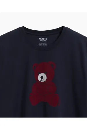 Чоловіча піжама (довгі штани, довгий рукав) 100% Бавовна Atlantic NMP-377 L Київ