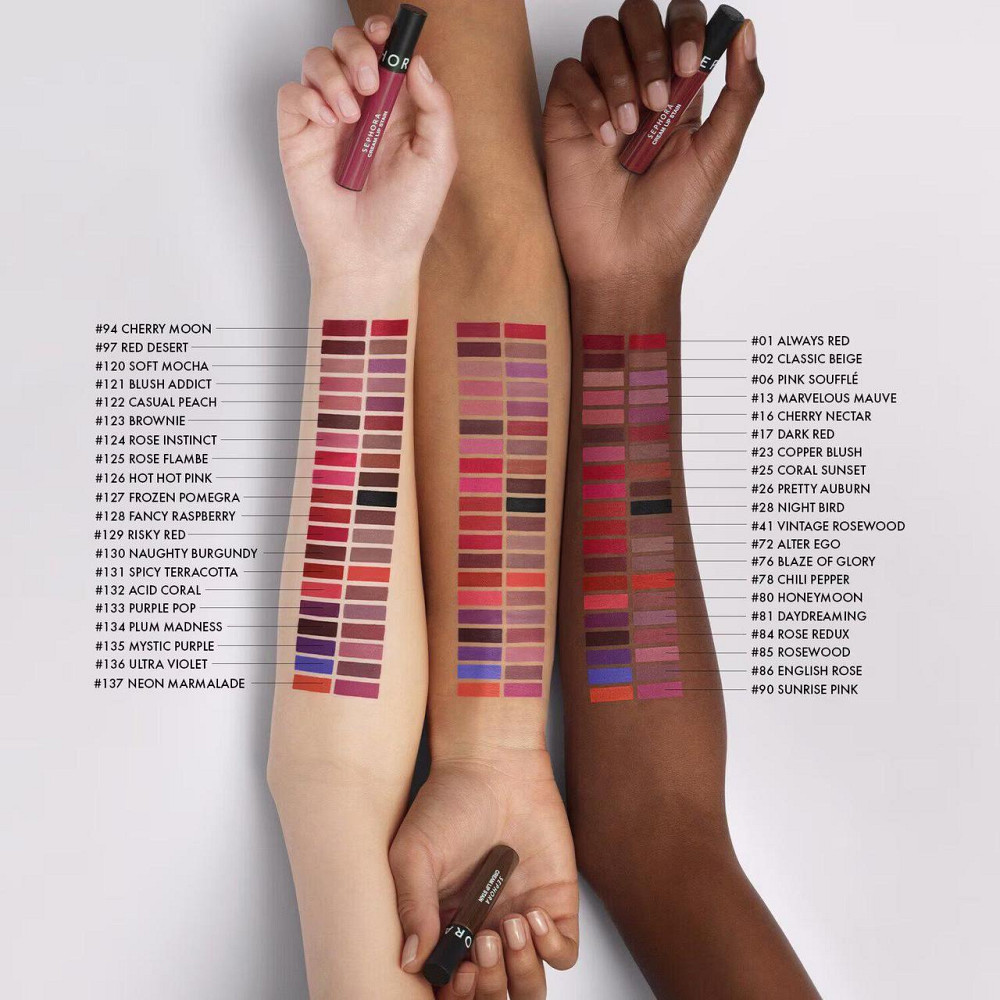 Cream Lip Stain - Бархатистая непереносящаяся помада - Матовая жидкая помада, 120 Soft mocha (5 ml) Славянск - изображение 3