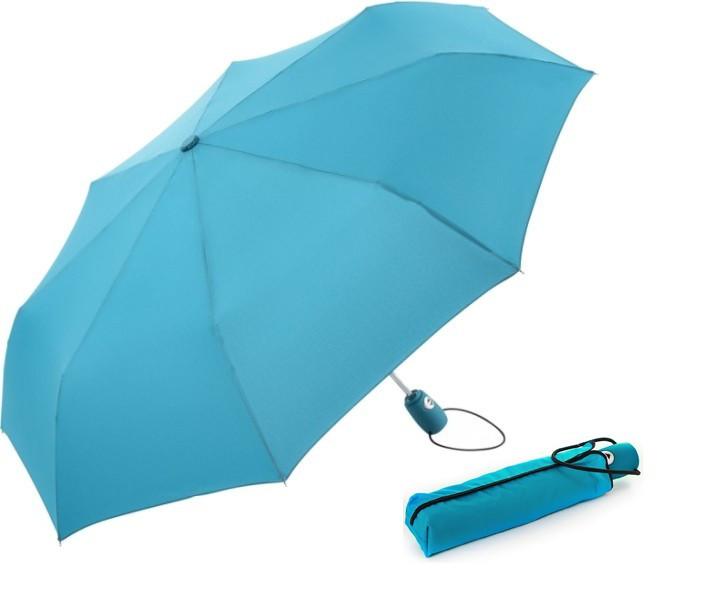 Парасоля Fare 5460 складна повний автомат, колір бірюзовий Киев - изображение 2