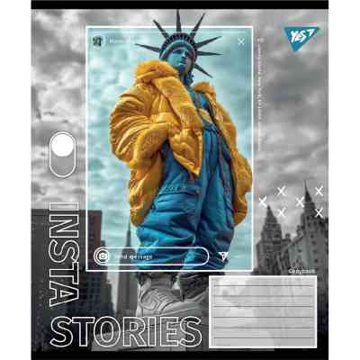 Тетрадь Yes Insta Storys А5 60 листов клетка (767946) Винница