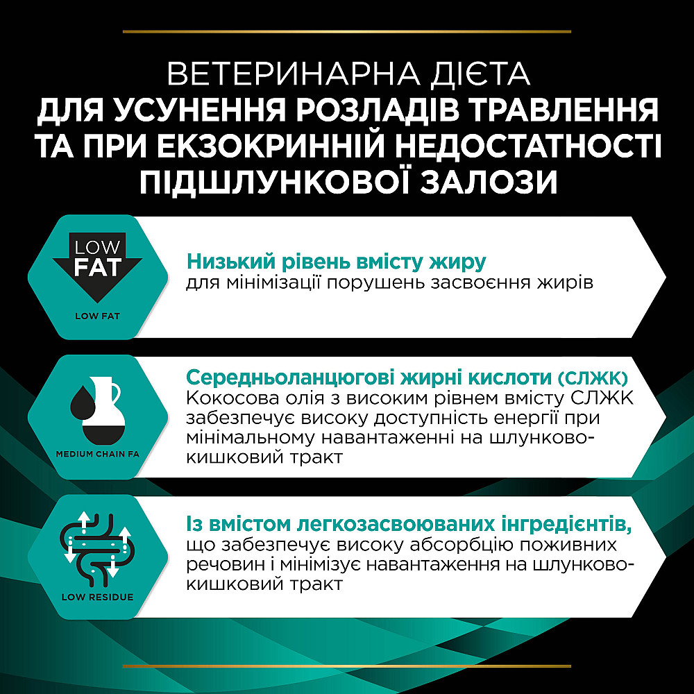 Сухой диетический корм PRO PLAN VETERINARY DIETS EN Gastrointestinal для взрослых собак и щенков для устранения расстройств пищеварения, 1.5 кг Киев - изображение 7