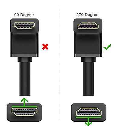 HDMI кабель V1.4 Ugreen HD103 з кутовим конекотором 10120 (1м, 270 градусів) Николаев