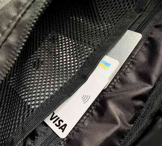 Тактична сумка бананка вологозахищена Чорного кольору. Харків