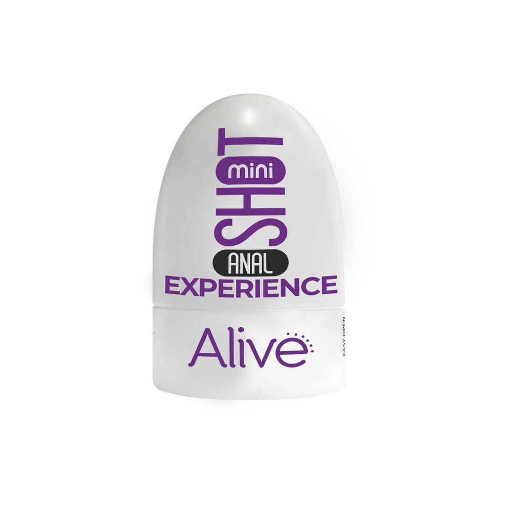 Карманный мастурбатор в виде ануса Alive Mini Shot Experience бежевый Sex Aura Киев - изображение 7