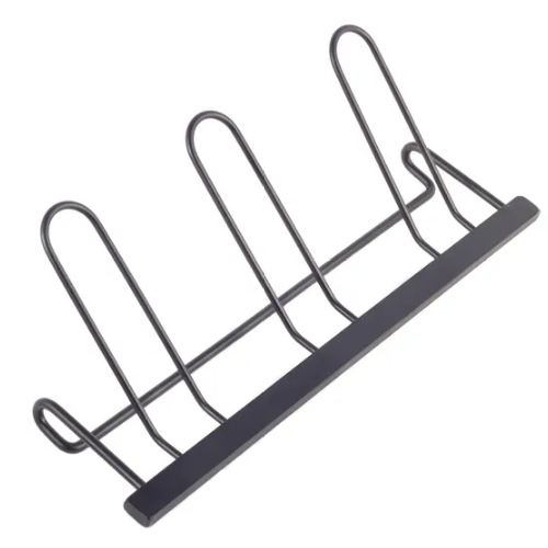 Сушарка для посуду 41,5*13,5*28см з піддоном алюміній чорний 0752 KAMILLE Житомир - изображение 10