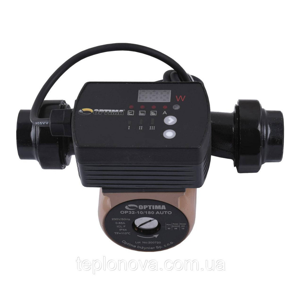 Насос циркуляційний енергоощадний Optima OP32-10AUTO 180 мм + гайки Чернівці - фото 2
