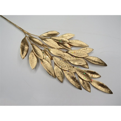 Декоративная ветвь YES! Fun 64 см, золото, глиттер (974599) Винница - изображение 1