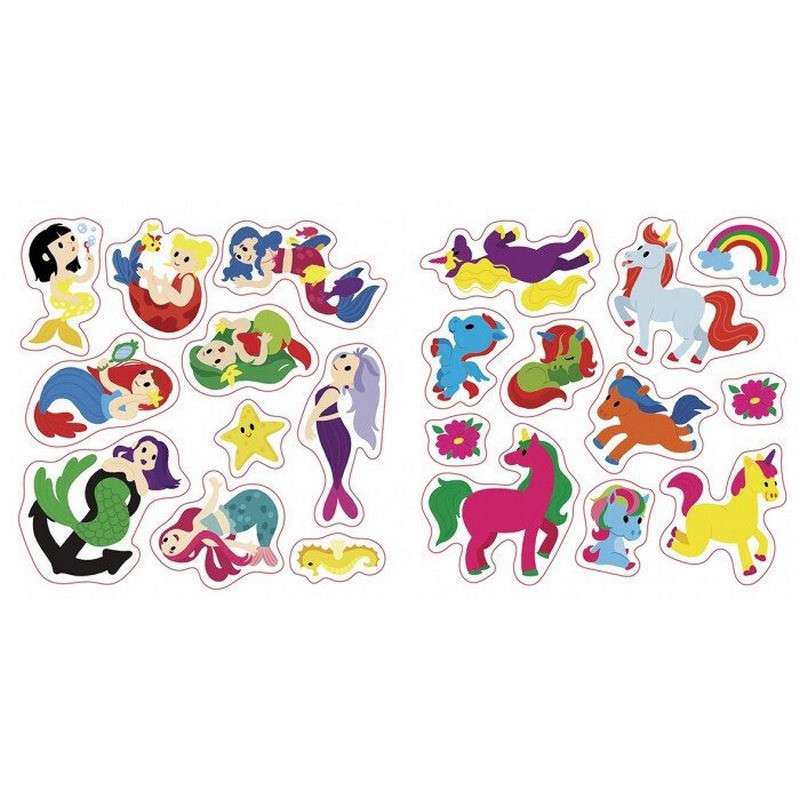 Альбом з наліпками "Чарівні світи. Феї. Поні. Гноми. Русалки" 1388004 Вінниця - фото 4