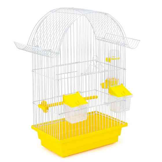 Клітка Ретро  для хвилястих папуг та інших декоративних птахів з аксесуарами (28 х 18 х 45 см), Лорі Київ