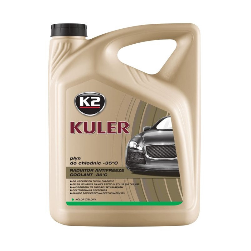 Антифриз K2 Kuler Long Life G11 -35°C зеленый готовый 5л Львов - изображение 1