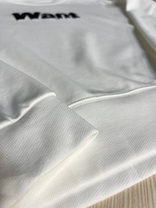 Світшот жіночий U S 293 широкий оверсайз трикотаж напис WANT, білий, one size Київ - фото 7