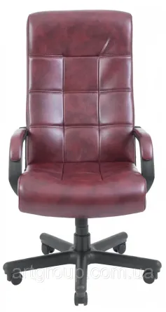 Офисное Кресло Руководителя Richman Virginia Titan Bordo Пластик Рич М1 Tilt Бордовый Днепр