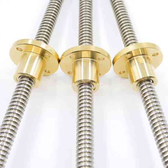 Латунна гайка для трапецієподібного винта М8 3D-принтера Київ