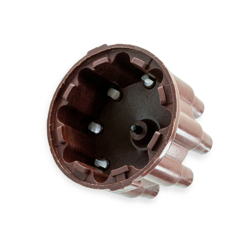 Кришка ГАЗ 53, ЗІЛ 130 (кришка розподільника запалення чорна) мідний трамблера Мукачево - фото 1