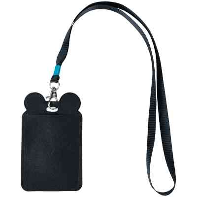 Бейдж Kite вертикальный на шнурке, черный (K24-296-3) Винница