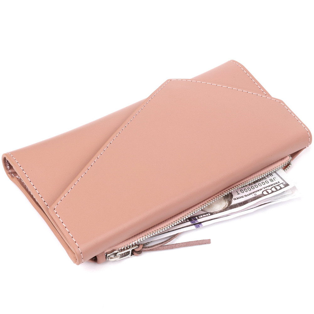 Жіночий гаманець GRANDE PELLE 11360 Рожевий Київ - фото 8