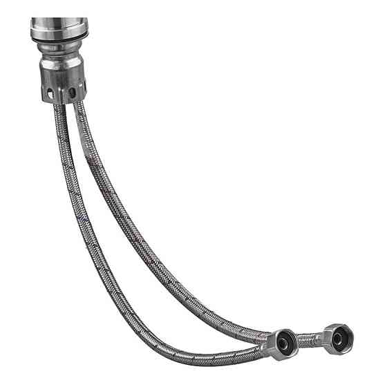 Змішувач ZERIX FOX-001-A з нержавіючої сталі для умивальника Харків