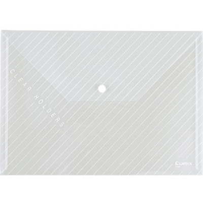 Папка - конверт Comix А4, прозрачная (FOLD-COM-C330-C) Винница - изображение 1