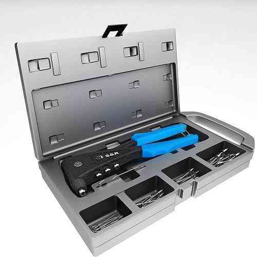 Заклепувальний ключ S&R 284302902 Профі в наборі із заклепками Одеса