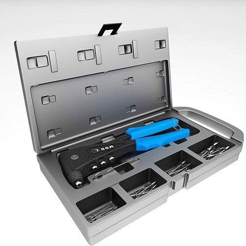 Заклепувальний ключ S&R 284302902 Профі в наборі із заклепками Одеса - фото 3