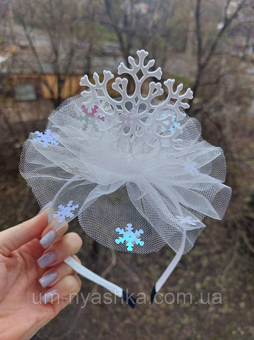 Детское нарядное белое платье Снежинка-кружево Кривой Рог - изображение 7