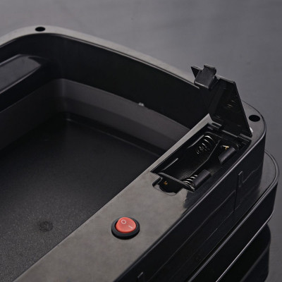 Контейнер для сміття JAH сенсорний прямокутний з вн. відром срібний металік 30 л (6396) Вінниця - фото 8