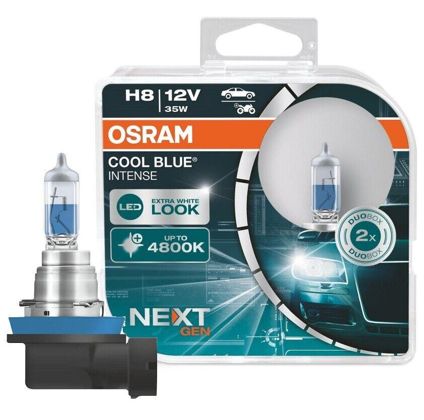 Комплект галогенових ламп OSRAM H8 64212CBN-HCB Cool Blue Intense NG +100% 4800 K 35 W 12 V PGJ19-1 (2 шт.) Харків - фото 1