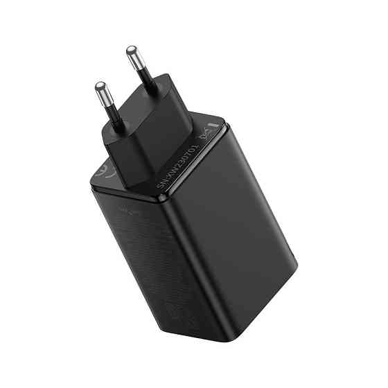 Мережевий зарядний пристрій з кабелем Baseus GaN6 Pro Fast Charger 2C+2U 65W  EU Cluster Black((With Type-C to Type-C 100W(20V/5A) Київ