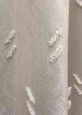 Шторная ткань Лен Букле цвет таш 1882ш Киев