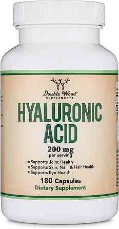 Гіалуронова кислота Double Wood Hyaluronic Acid 200 mg 180 capsules Луцьк