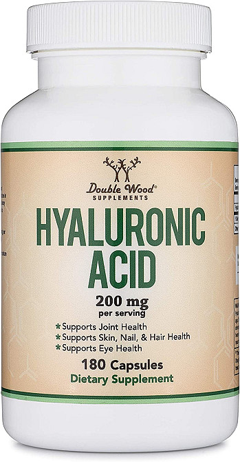 Гіалуронова кислота Double Wood Hyaluronic Acid 200 mg 180 capsules Луцьк - фото 1