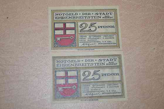 Німеччина. Нотгельд. 25 Pf 1921 року ( 1 ) Полтава
