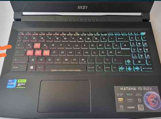 MSI Katana 15 (2023)17 12650H/RTX 4070/RAM 16Gb/SSD512Gb/WIN 11 Ноутбук. Київ