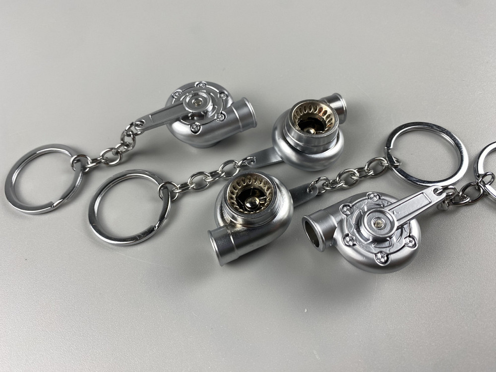 Брелок турбіна ТКР (турбокомпресор) свисток, брелок на ключі для водія, брелок-свисток ТКР сріблястий Мукачево - фото 7