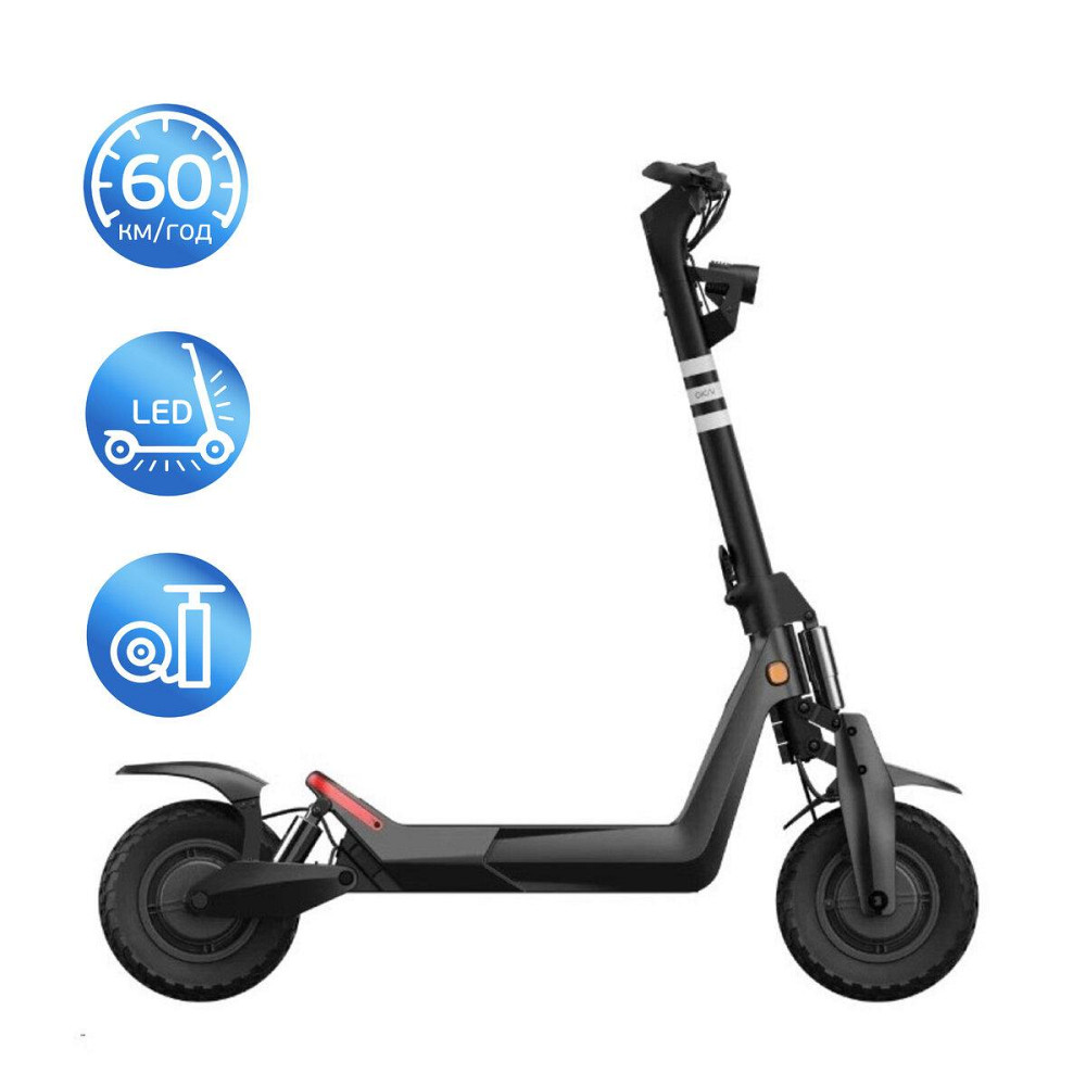 Електросамокат OKAI ES800 Panther Off-Road Black 12", 1500W, Dual Motor, 19,2Ah, 50km, 60km\h, 35%, NFC, ES800-B Одеса - фото 2