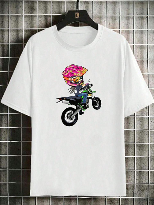 Футболка женская с принтом 44 Белая 2634325543 Днепр - изображение 1