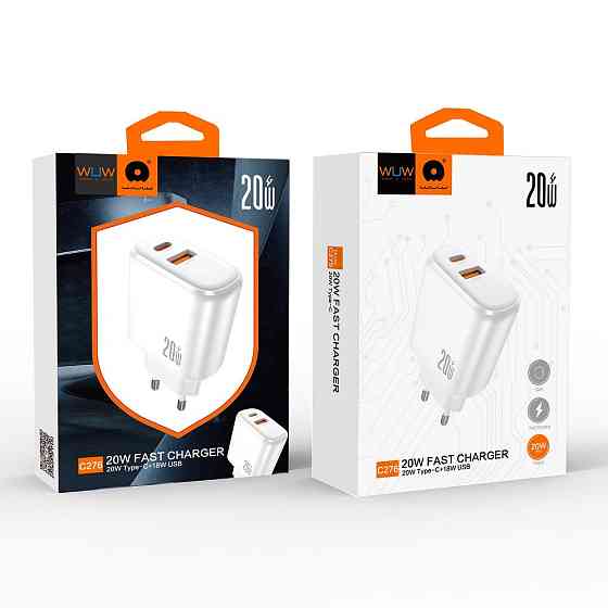 Мережевий зарядний пристрій WUW-C276 PD20W+QC18W Одеса