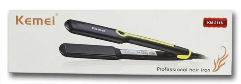 Щипцы утюжок для волос KEMEI KM-2116 гофре, 4 режима нагрева 140–200°C, антистатический эффект Одесса - изображение 5